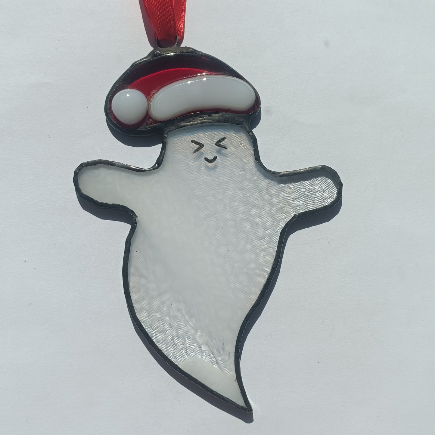 Ghostie with Santa hat
