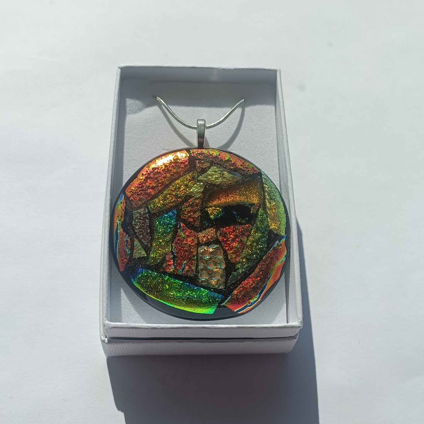 Dichroic necklace