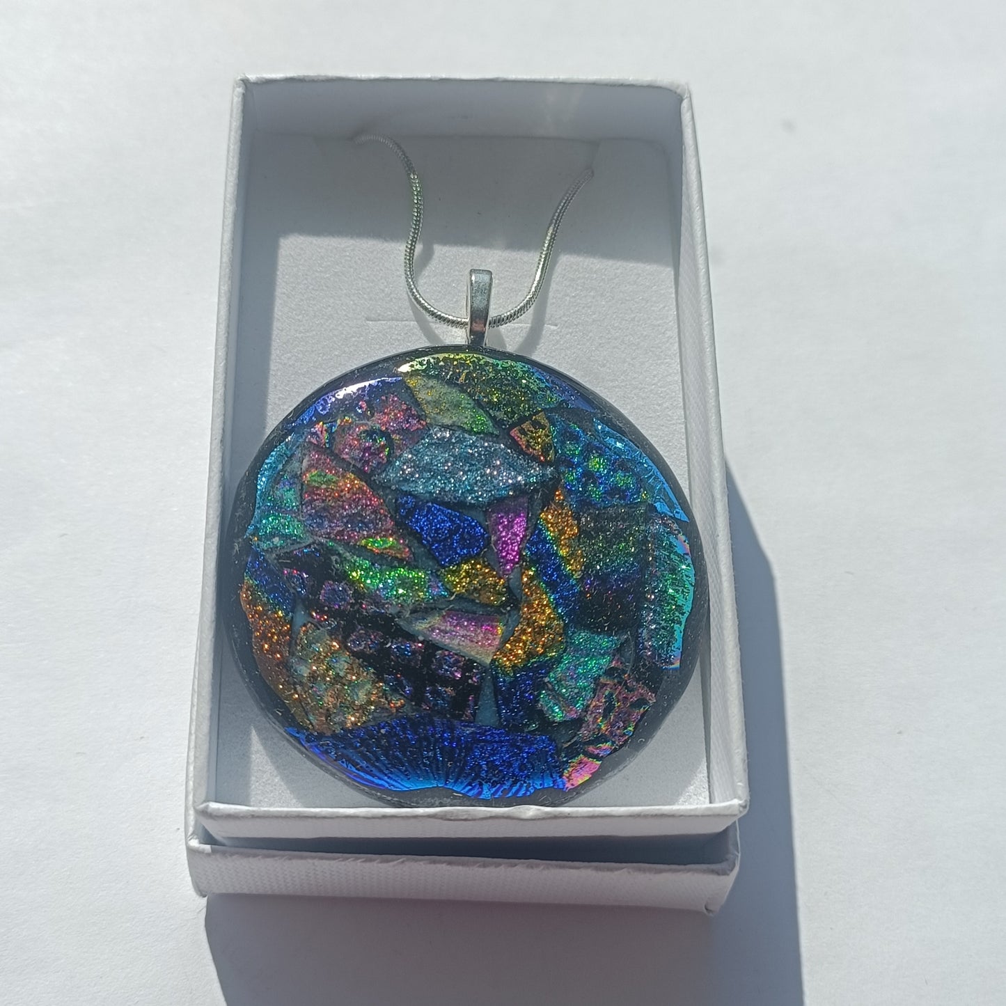 Dichroic necklace